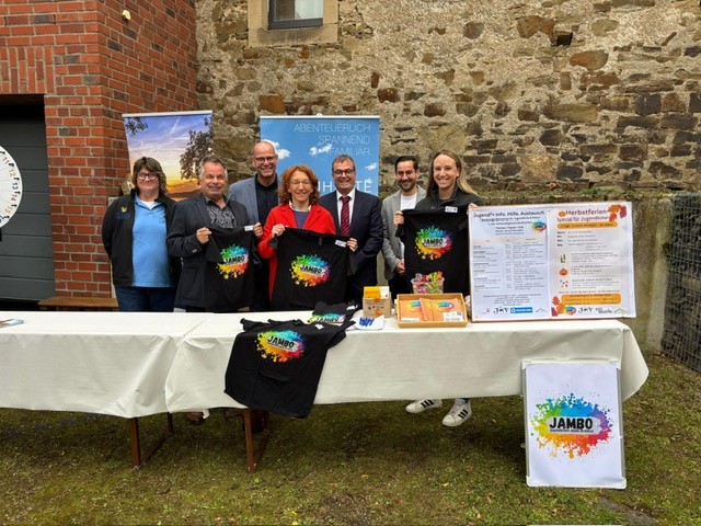 JamBo-Infostand bei der 750-Jahr-Feier in Galenberg