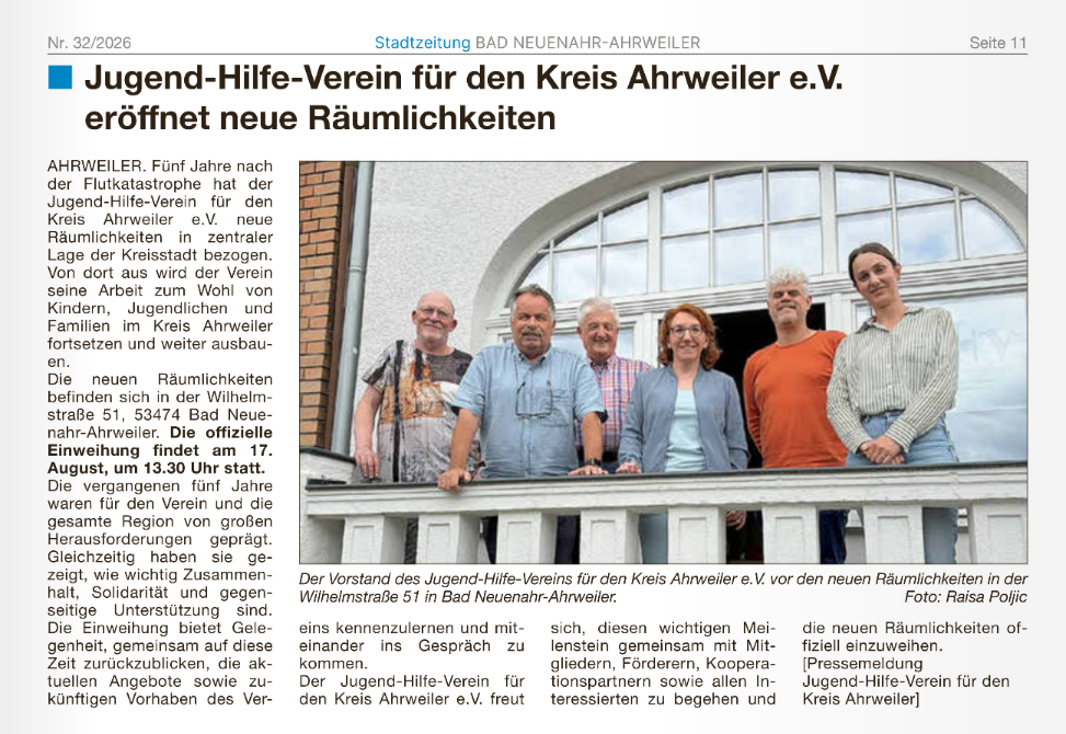 Wir sind wieder da.
